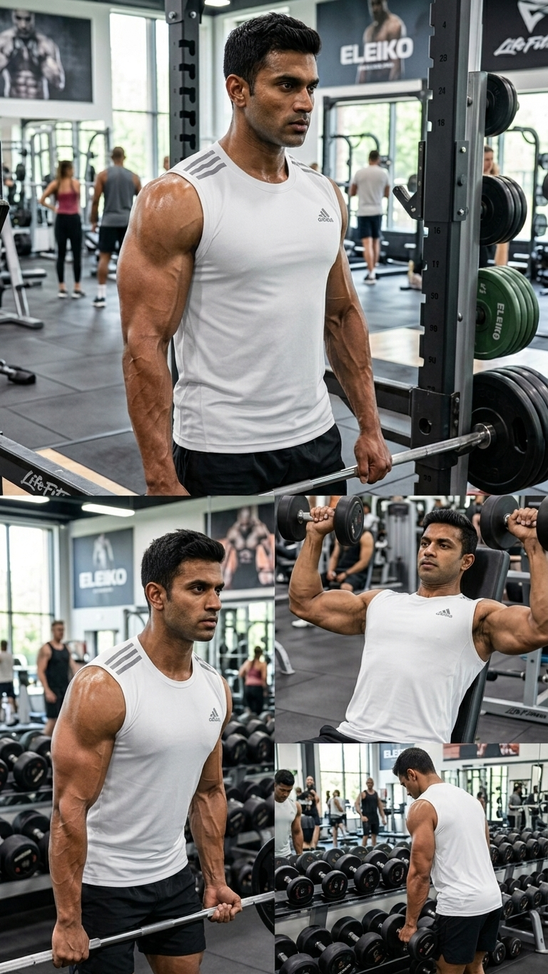 Men's Premium Activewear Sleeveless Training Gym Tee