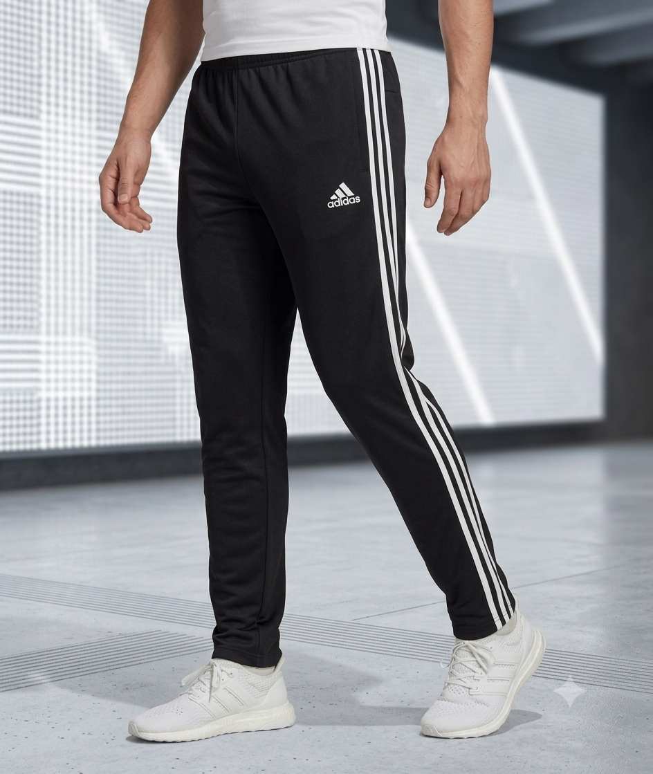 Adidas Men’s Black Track Pants – Sporty